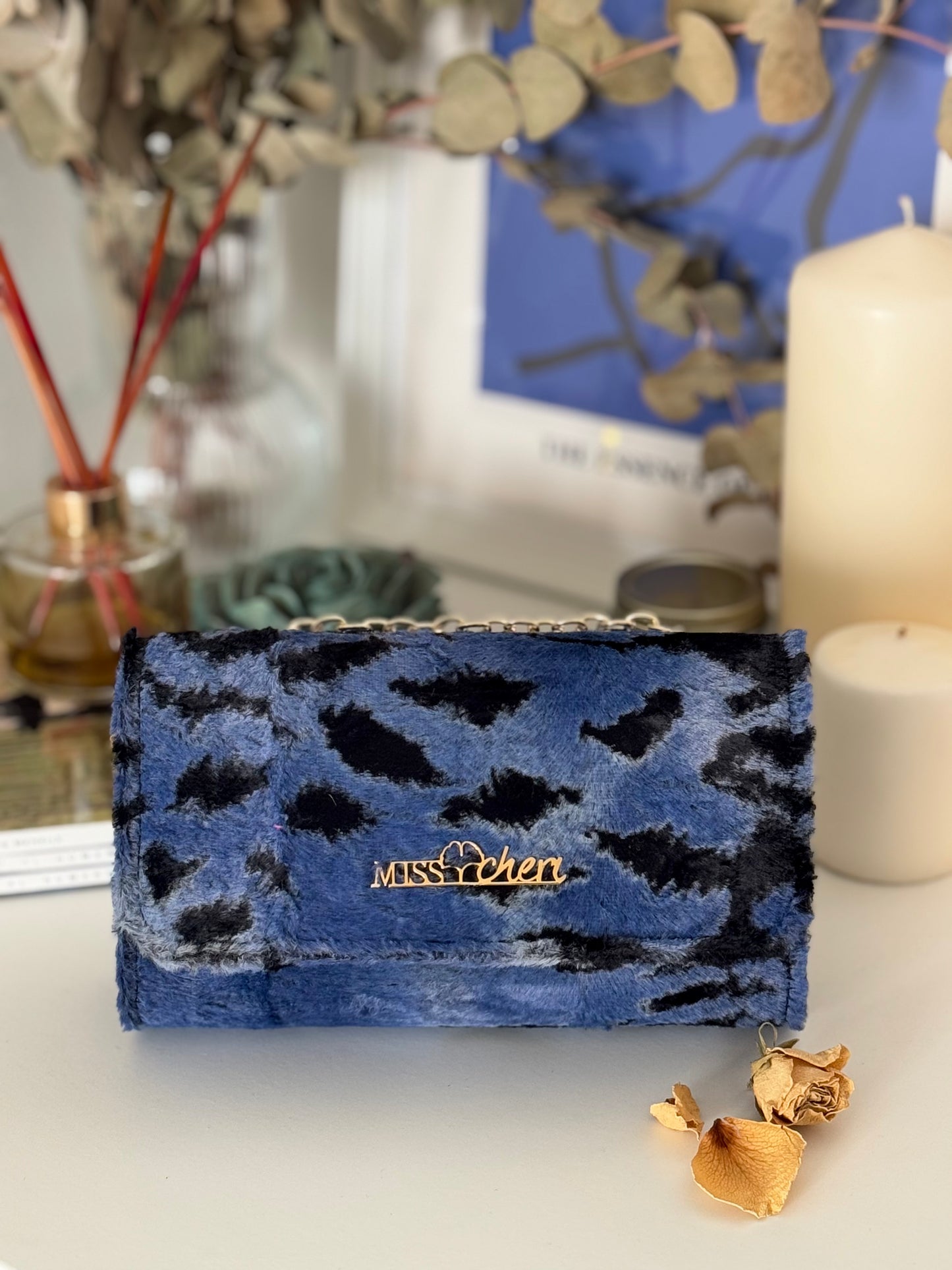 Blue Animalier Mini Célie