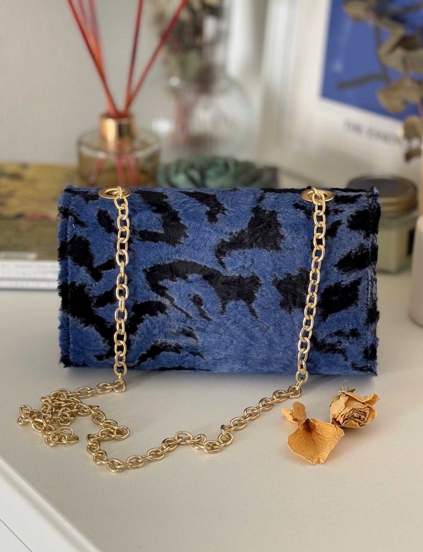 Blue Animalier Mini Célie
