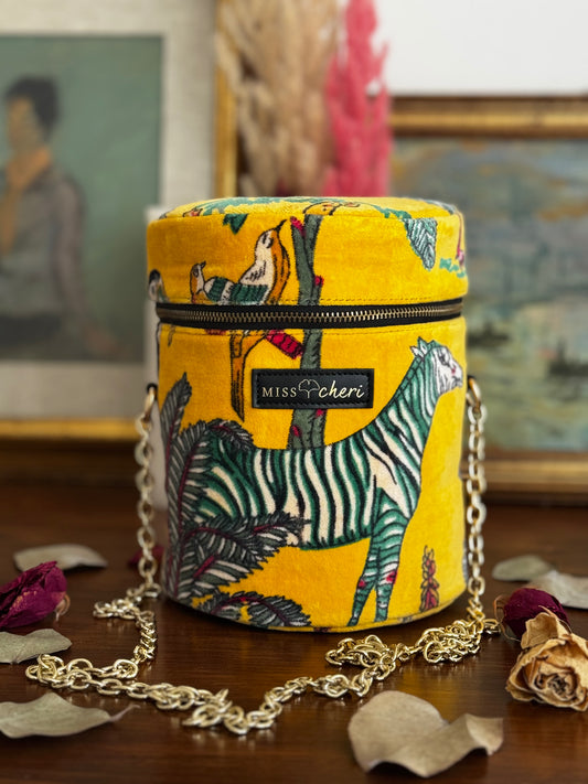 Velvet Bucket-bag