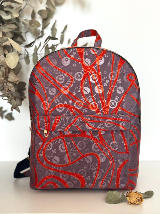 Zaino - Lilac & Red