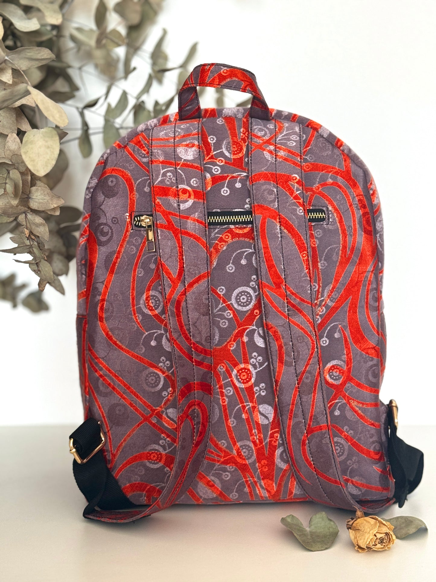Zaino - Lilac & Red