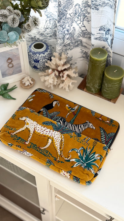Laptop Case Bag - Ochre Jungle