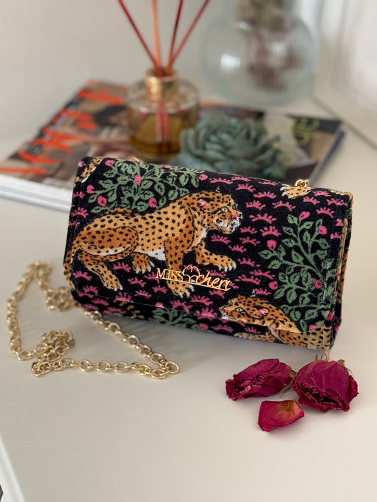 Black Velvet Cheetah Mini-Célie