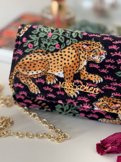 Black Velvet Cheetah Mini-Célie