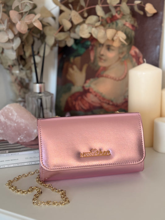 Pink Leather Mini Célie