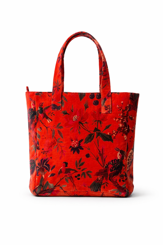 Velvet Tote Bag
