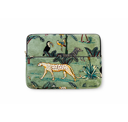 Laptop Case Bag - Aquamarine Jungle