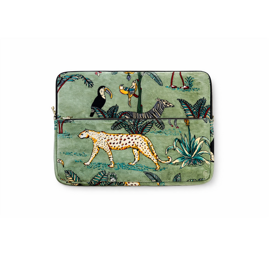 Laptop Case Bag - Aquamarine Jungle