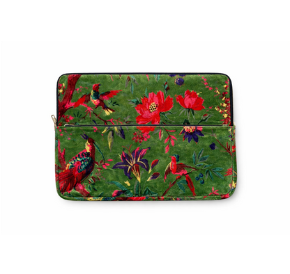 Laptop Case Bag - Green Velvet